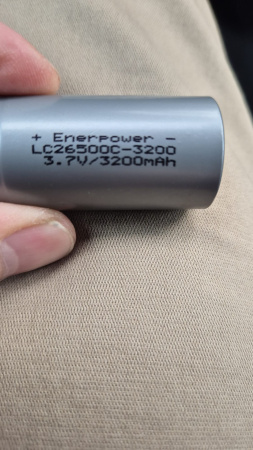 Akkumulatora baterija ENERPOWER LC 26500C, 3200mAh, 3.7 V (DIYCON  un citām iekartām) img 0