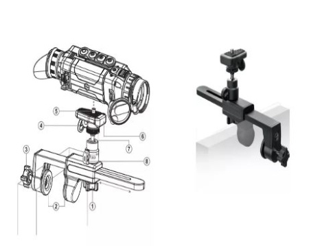 Pulsar C-Clamp Mount adapteris img 4