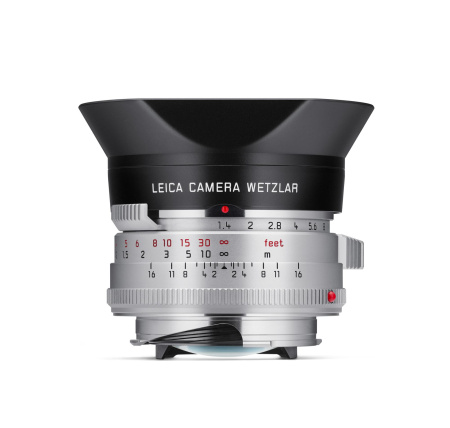 Leica Summilux-M 35 f/1.4, sudrabs, "Steel Rim" img 0